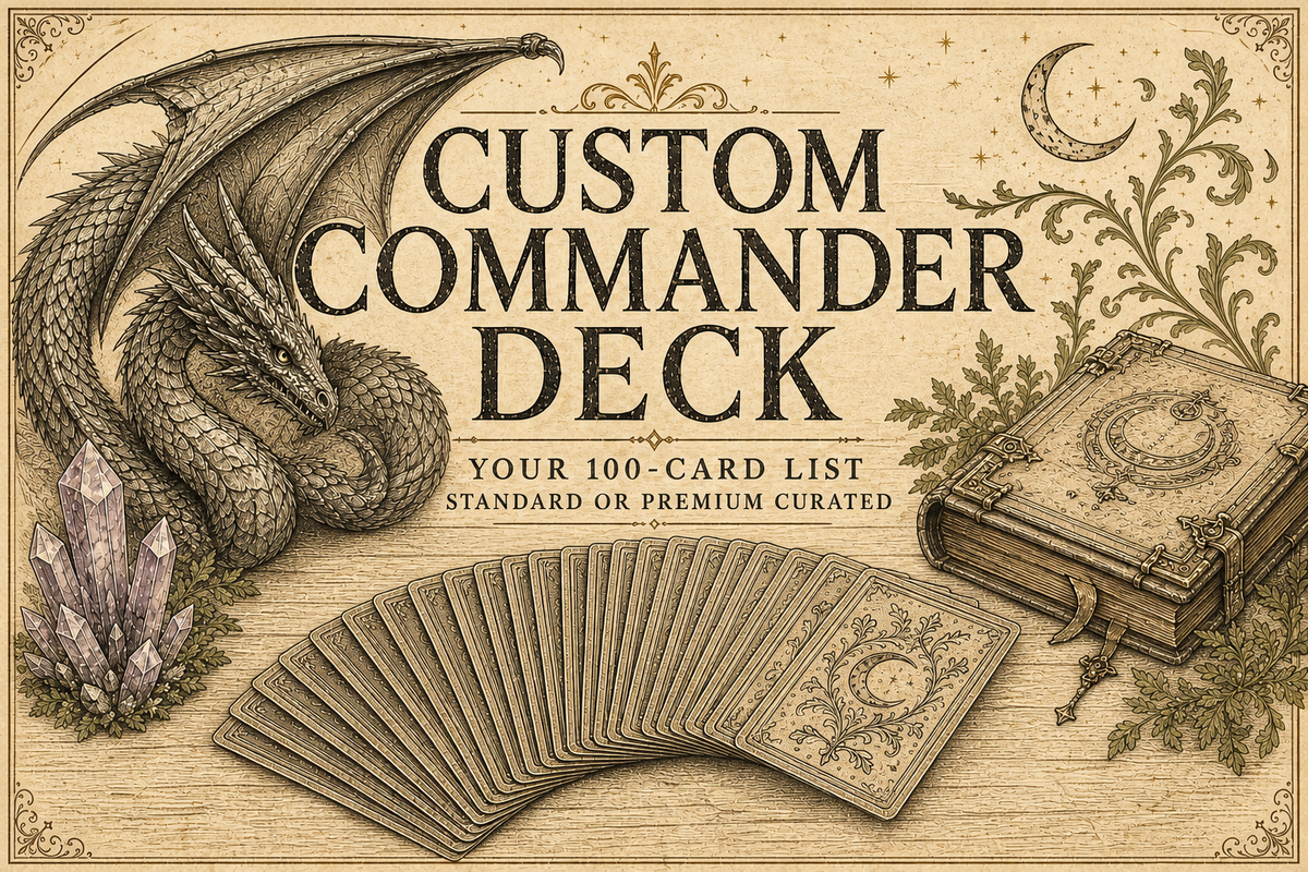 Custom Commander Deck — Standard or Premium