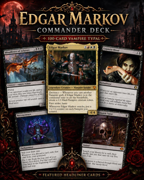 Edgar Markov Vampire Commander Deck | Mardu Typal Playtest Cards | Proxy EDH Deck — image 1