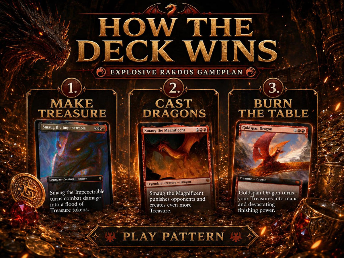 Smaug Commander Deck | Rakdos Dragons & Treasure | 100 Card MTG Proxy / Playtest Deck | Middle-earth Inspired — image 4